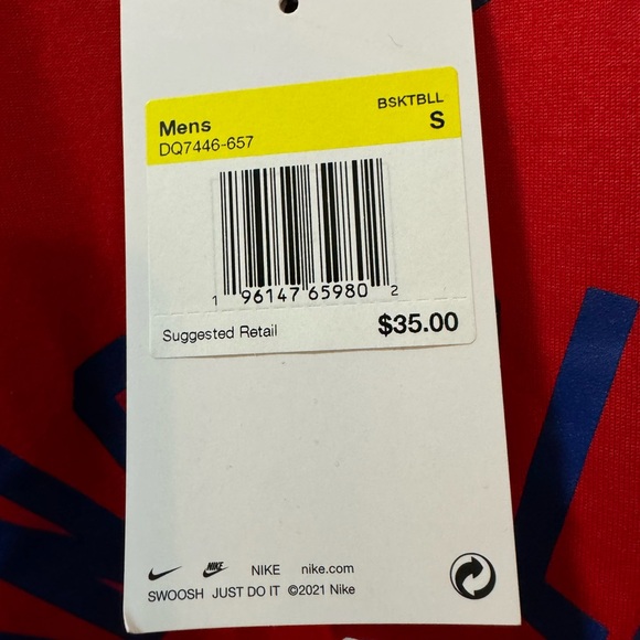 Men's Long Island Nets Nike Blue G-League Practice Performance T-Shirt S - Picture 3 of 4